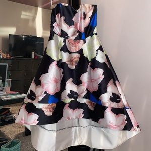 black floral dress 🌸